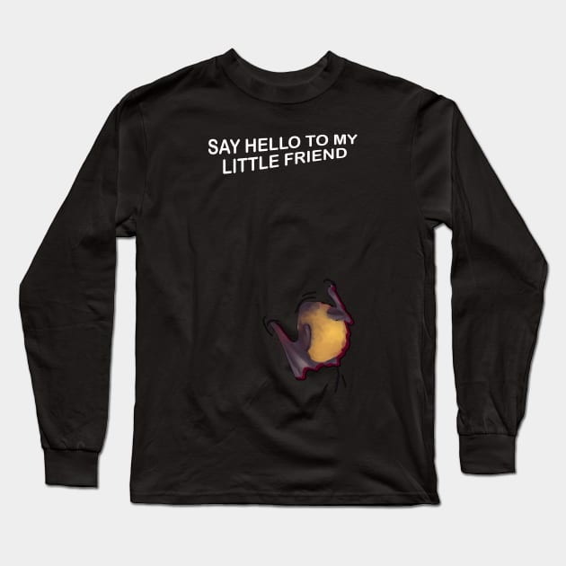 Little Bat Friend Long Sleeve T-Shirt by KO-of-the-self